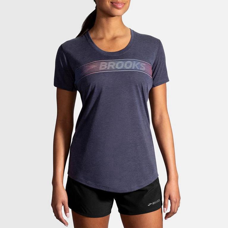 Brooks Distance Graphic - Camiseta Sin Mangas Mujer - Gris (QBOL-97153)